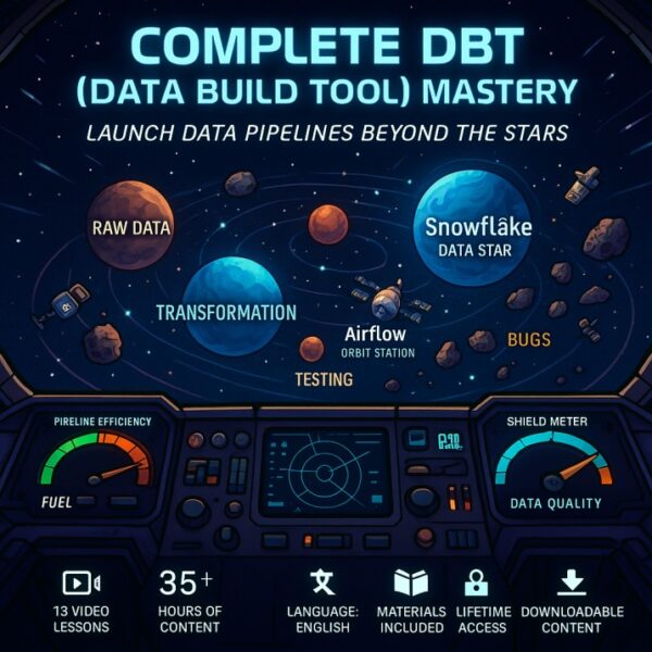 Complete DBT (Data Build Tool) Mastery – From Beginner to Expert